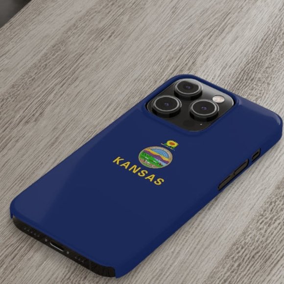 Kansas State Flag Phone Case - Picture 1 of 10